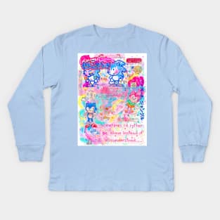 hedgehog's dilemma Kids Long Sleeve T-Shirt